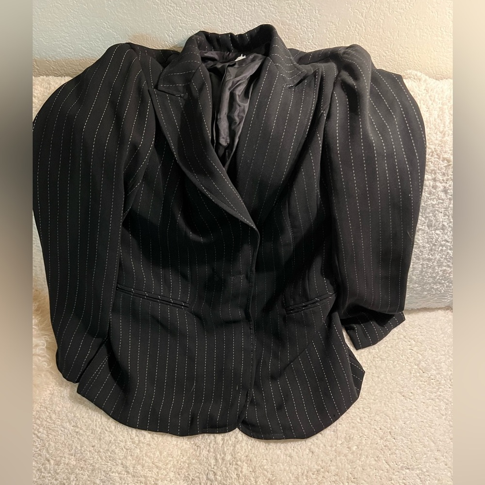 Pinstripe blazer